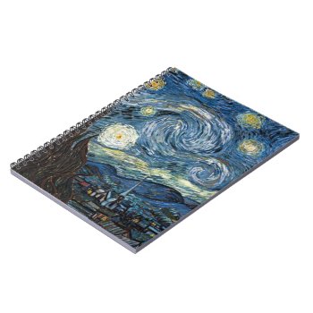Van Gogh Starry Night Notebook by Zazilicious at Zazzle