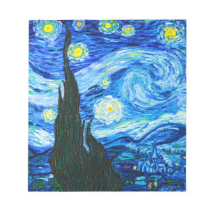 Van Gogh Starry Night Notepad
