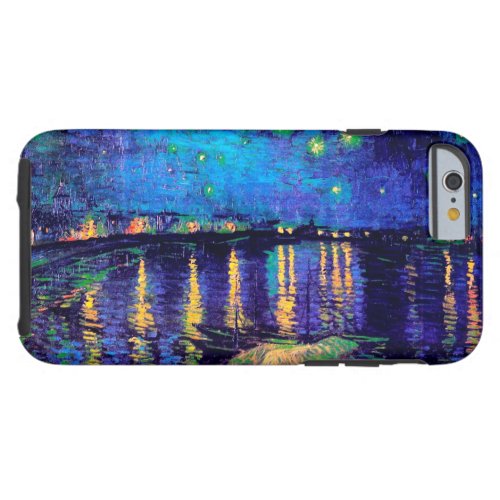Van Gogh Starry Night Over Rhone  F474 Fine Art Tough iPhone 6 Case