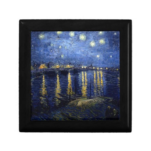 Van Gogh Starry Night Over Rhone Keepsake Box