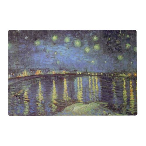 Van Gogh Starry Night Over Rhone Placemat