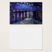van gogh starry night over the rhone (Front & Back)