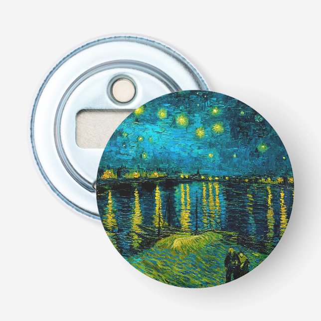 Van Gogh Starry Night Over the Rhône  Bottle Opener (Front)