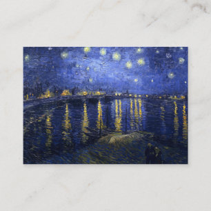 Van Gogh: Starry Night Over the Rhone Business Card