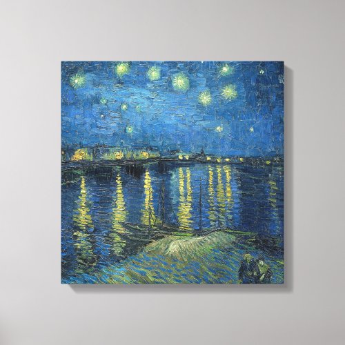 Van_Gogh Starry Night Over The Rhone Canvas