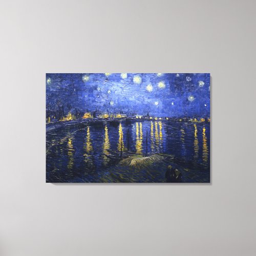 Van Gogh Starry Night Over the Rhone Canvas Print