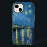 Van Gogh Starry Night Over the Rhone  Case-Mate iPhone 14 Case<br><div class="desc">Starry Night Over the Rhone,  painted by Vincent Van Gogh in 1888.

This image is in the public domain.</div>