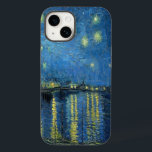 Van Gogh Starry Night Over the Rhone  Case-Mate iPhone 14 Case<br><div class="desc">Starry Night Over the Rhone,  painted by Vincent Van Gogh in 1888.

This image is in the public domain.</div>