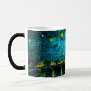 Van Gogh Starry Night Over the Rhône  Color Morph Mug