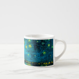 Van Gogh Starry Night Over the Rhône Espresso Cup