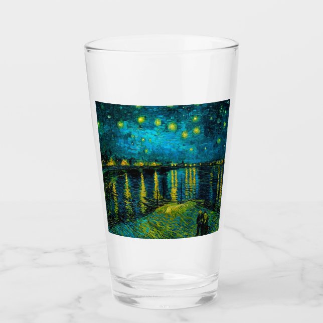 Van Gogh Starry Night Over the Rhône  Glass (Front)