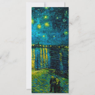 Van Gogh Starry Night Over the Rhône  Invitation