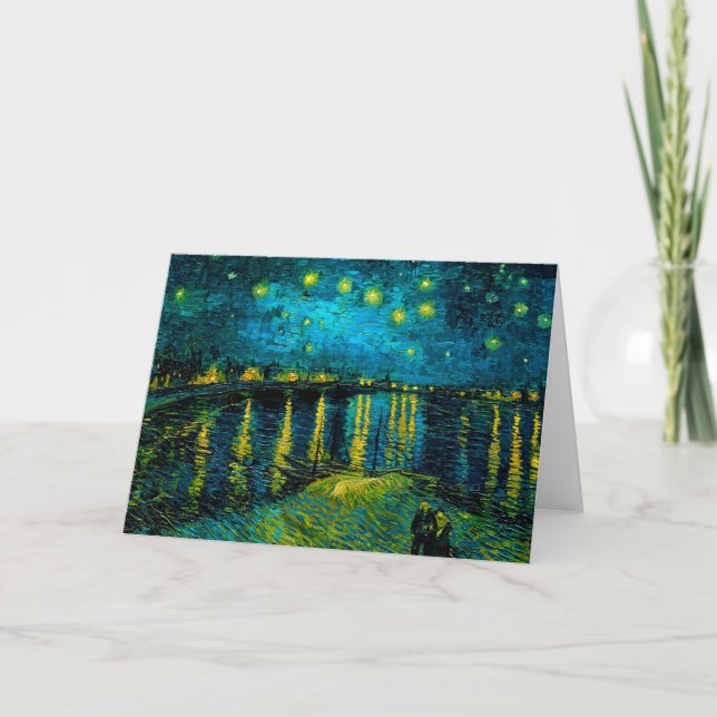 Van Gogh Starry Night Over the Rhône  Invitation (Front)
