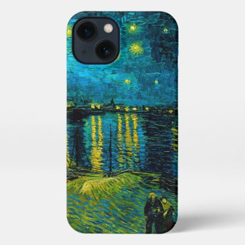 Van Gogh Starry Night Over the Rhne  iPhone 13 Case