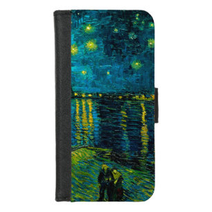 Van Gogh Starry Night Over the Rhône iPhone 8/7 Wallet Case