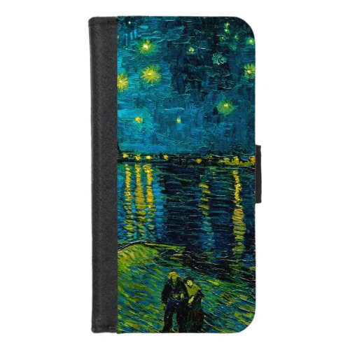 Van Gogh Starry Night Over the Rhne  iPhone 87 Wallet Case