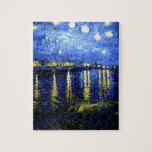 Van Gogh _ Starry Night over the Rhone Jigsaw Puzzle