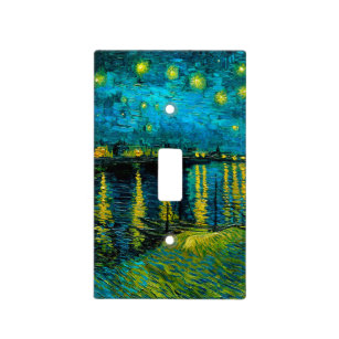 Van Gogh Starry Night Over the Rhône  Light Switch Cover