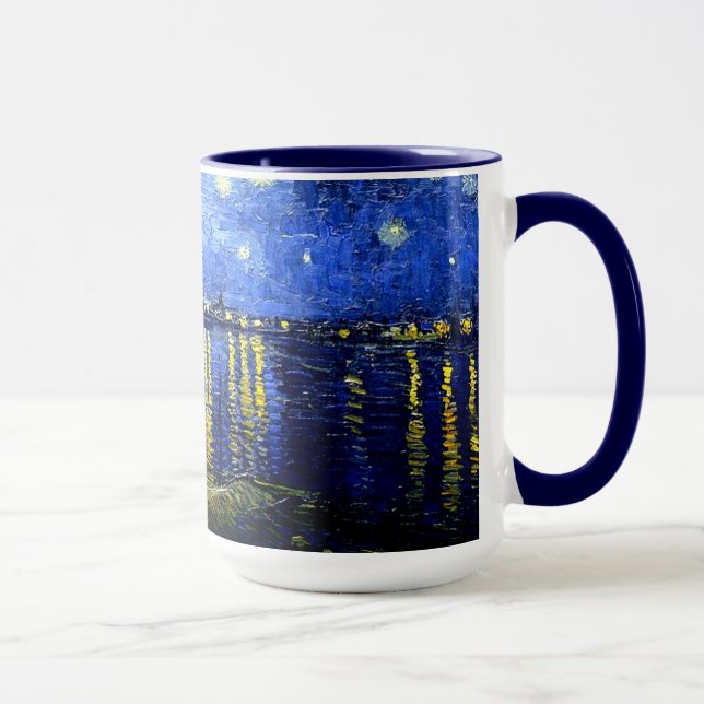 Van Gogh - Starry Night over the Rhone Mug (Right)
