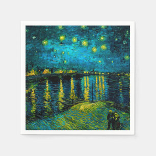 Van Gogh Starry Night Over the Rhône  Napkins