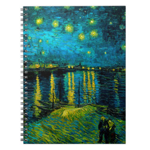 Van Gogh Starry Night Over the Rhône  Notebook