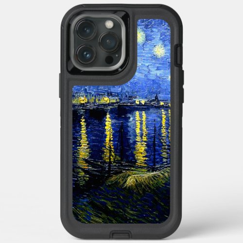 Van Gogh _ Starry Night over the Rhone iPhone 13 Pro Max Case