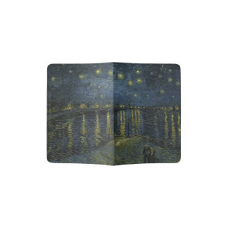 Van Gogh Starry Night Over the Rhone Passport Holder