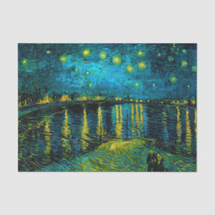 Van Gogh Starry Night Over the Rhône Tissue Paper