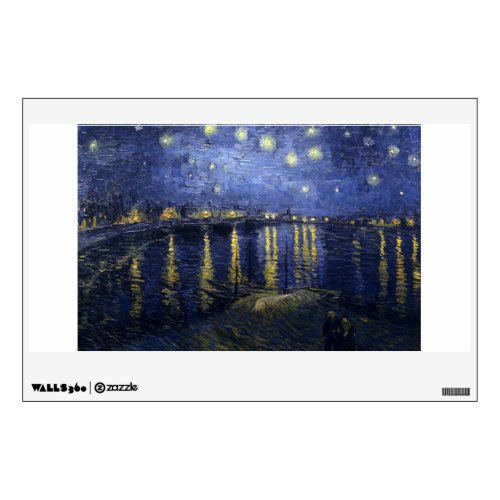 Van Gogh Starry Night Over the Rhone Wall Decal