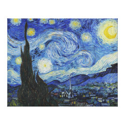 Van Gogh Starry Night Painting Canvas Print