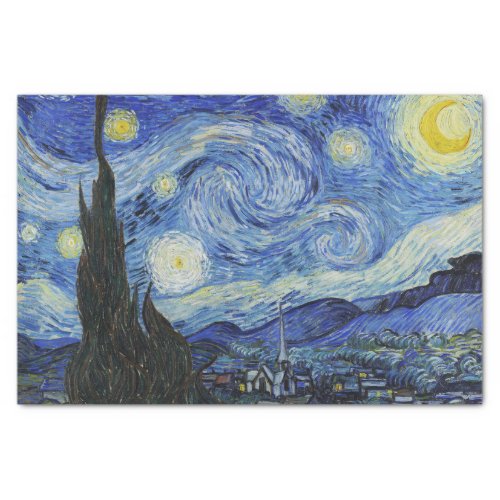 Van Gogh Starry Night Painting Tissue Paper