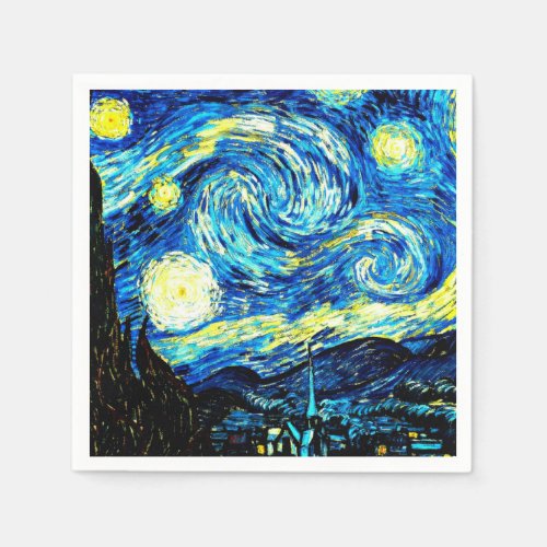 Van Gogh _ Starry Night Paper Napkins