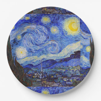 Van Gogh , "Starry Night" Paper Plates