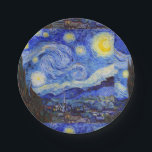 Van Gogh , "Starry Night" Paper Plates<br><div class="desc">I made this product for those who like "Starry Night".</div>