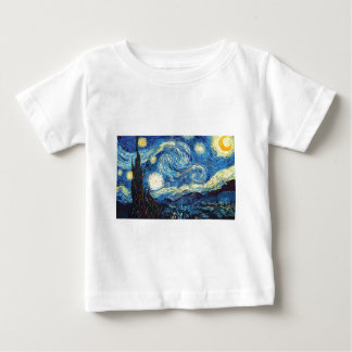 Van Gogh Starry Night Peace Love Destiny Baby T-Shirt
