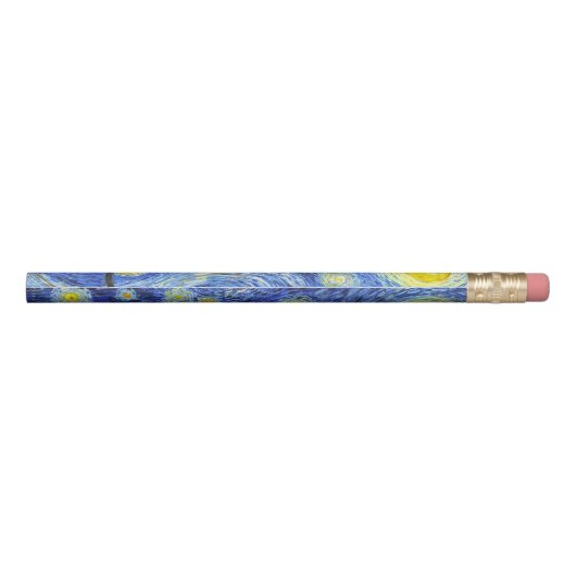 VAN GOGH Starry Night Pencil (Back)