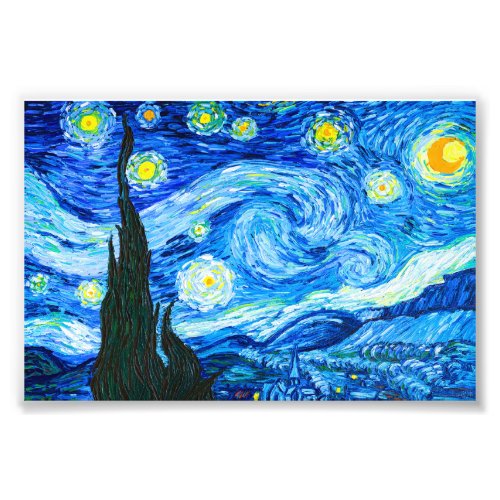 Van Gogh Starry Night Photo Print