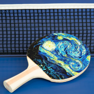 Van Gogh - Starry Night Ping Pong Paddle