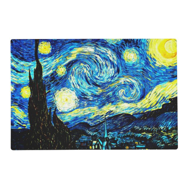 Van Gogh - Starry Night, Placemat (Front)