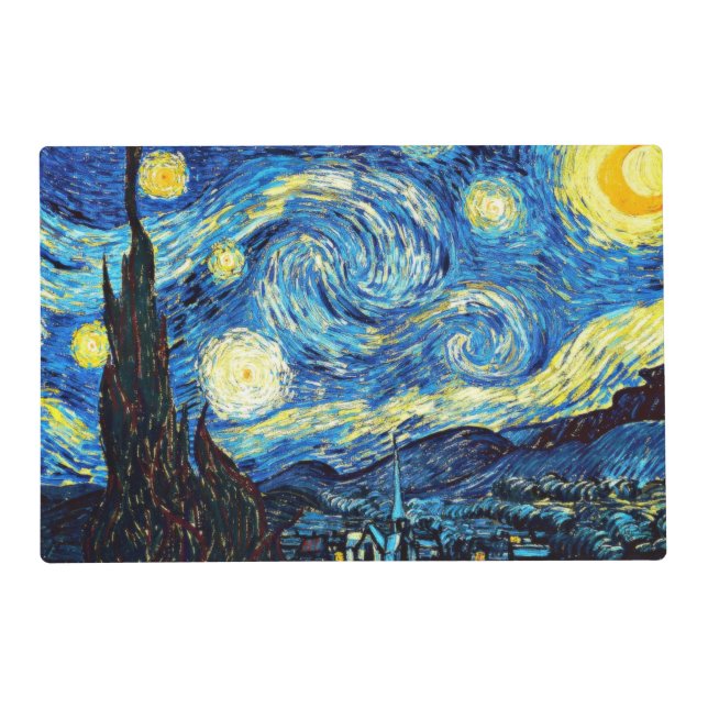 Van Gogh - Starry Night Placemat (Front)