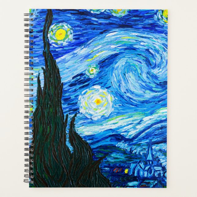 Van Gogh Starry Night Planner (Front)