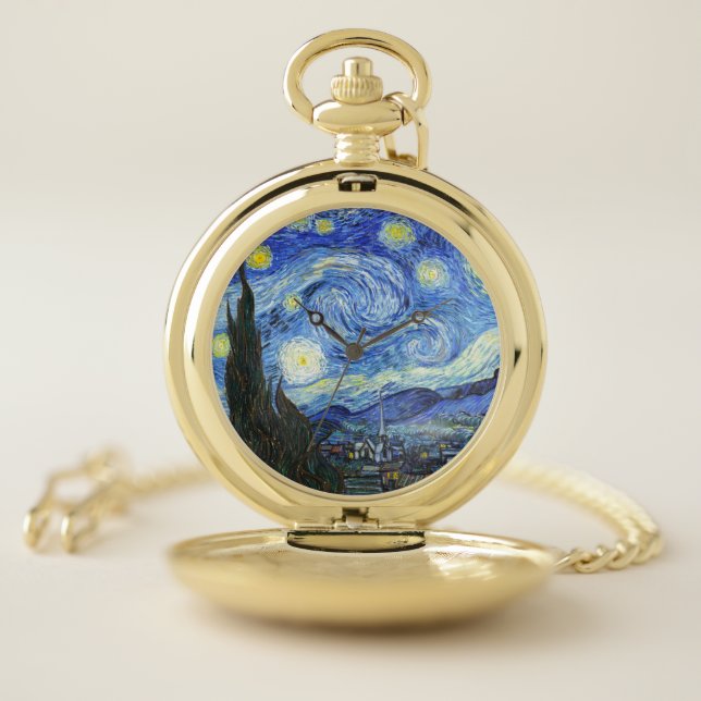 VAN GOGH Starry Night Pocket Watch (Inside)
