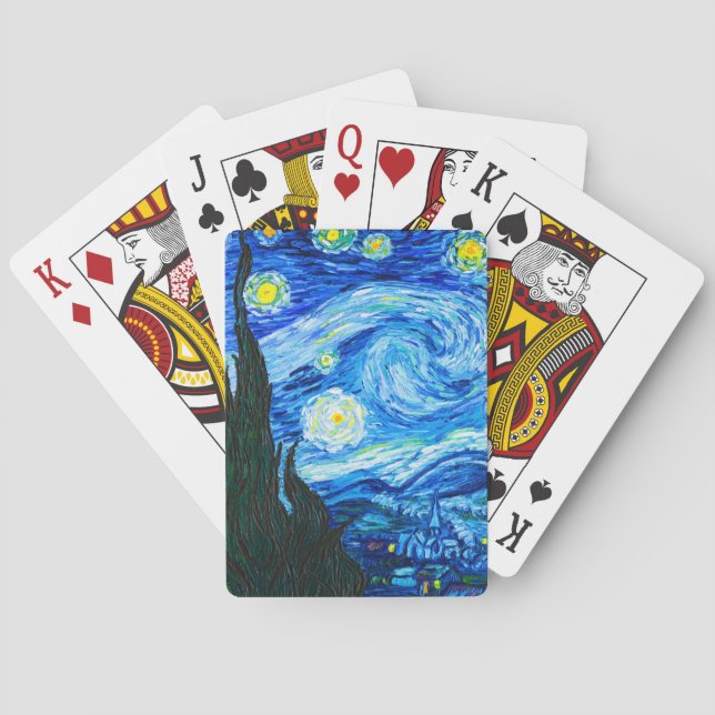 Van Gogh Starry Night Poker Cards (Back)