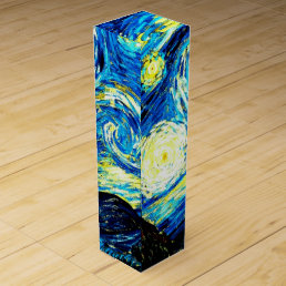 Van Gogh - Starry Night, popular painting Wine Box