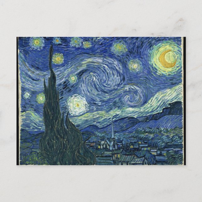 Van  Gogh Starry Night Postcard (Front)