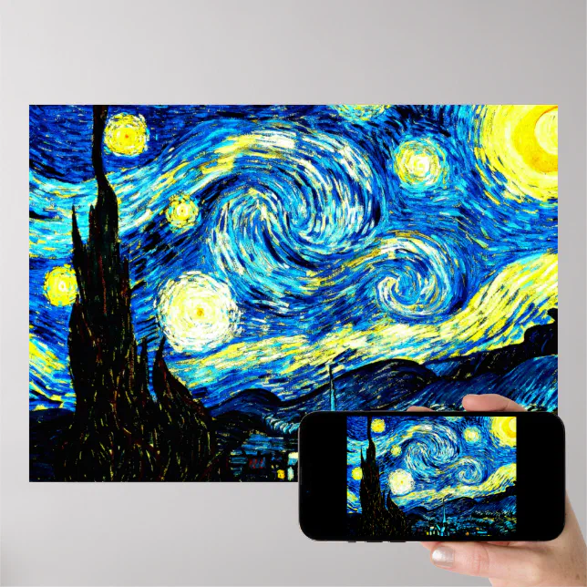 Van Gogh: Starry Night Poster | Zazzle