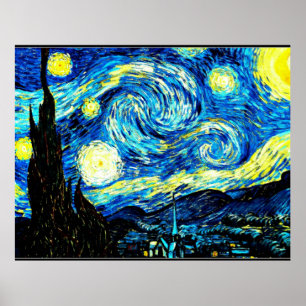 Van Gogh - Starry Night Poster