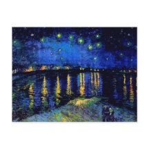 Van Gogh Starry Night Rhone (F474) Fine Art