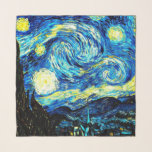 Van Gogh - Starry Night Scarf<br><div class="desc">Starry Night,  famous painting by Vincent van Gogh.</div>