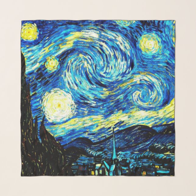 Van Gogh - Starry Night Scarf (Front)